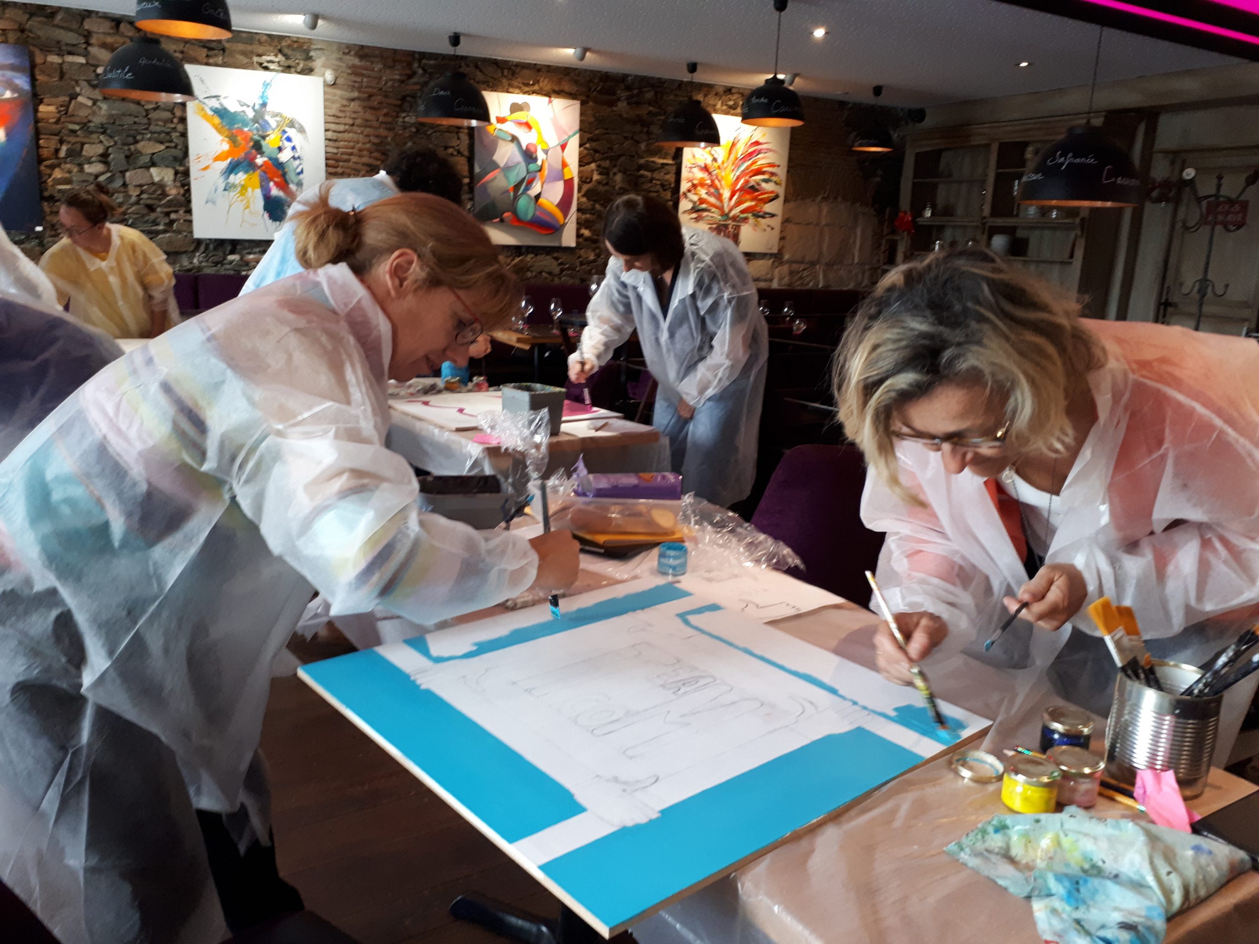 Atelier créatif, récréatif et constructif lors d’un séminaire