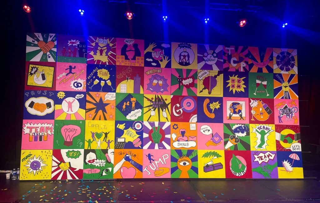 Team Building créatif pop art 20 nathalie perie artist team